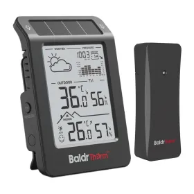 BALDRTHERM B0596WT2H2P-V1 Solar-Powered Weather Station (Black)